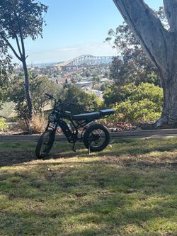 Black Fat Tire Electric Bike