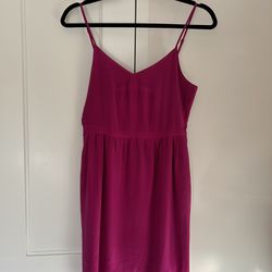 Madewell Mini Dress, Adjustable Strap In Pink XS