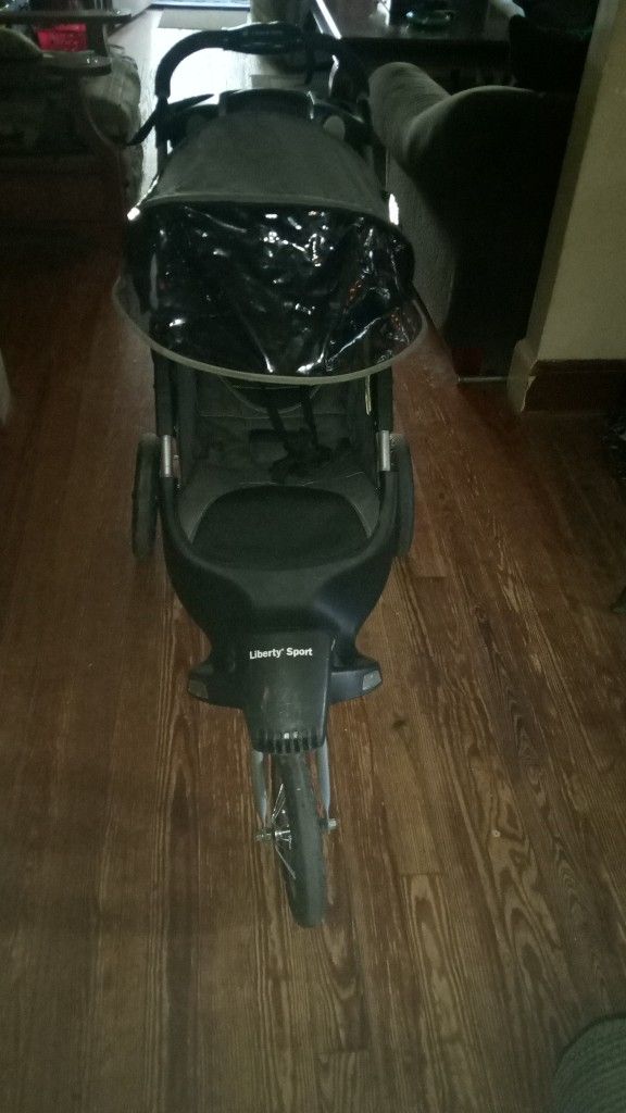 Jeep Liberty Sport Baby And Toddler Jogging Stroller With Speakers 