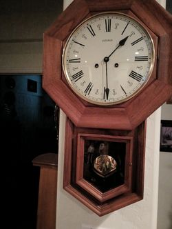 Nice Wall Clock To Wind Up Things Makes A Sound It's From Germany