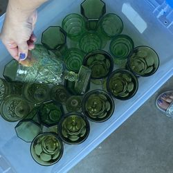 Green Glassware 