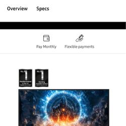 NEW Samsung 27" Odyssey G6 G60F 350Hz QHD Gaming Monitor (Sealed Box)