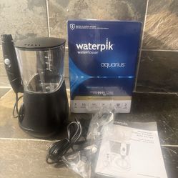 Used Waterpik WP-662C Aquarius Professional Water Flosser Black