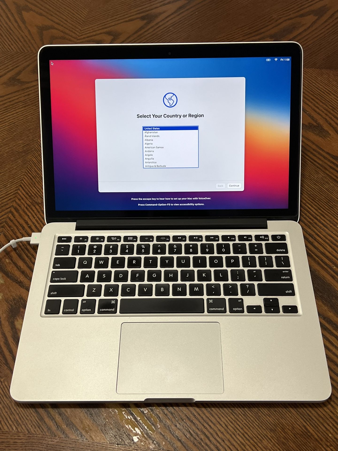 CLEAN Late 2013 MacBook Pro Retina With Big Sur SSD Hard Drive I5 Processor