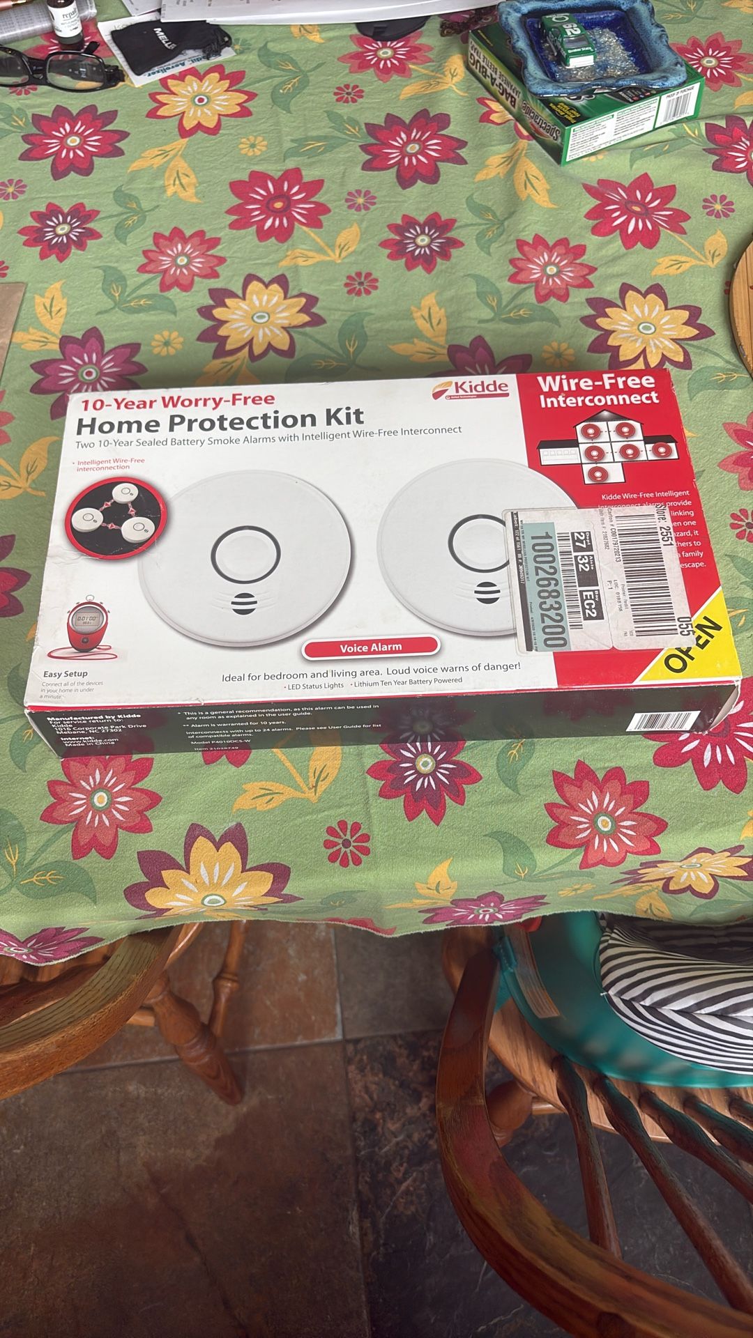 Kidde Voice Smoke Alarm Kit With 2 Units