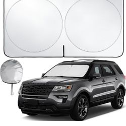 Car Sun Shade Windshield Size: Large (63 x 33.5 inch)