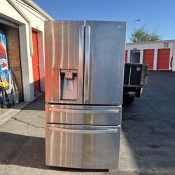 Lg French Door Refrigerator Stainless Steel 