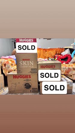 Huggies Little Snugglers and Skin Essentials Diapers OBO
