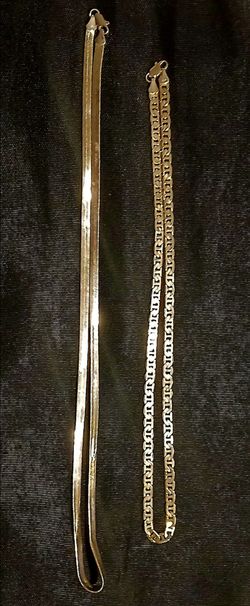 Sleek 51 cm Gold plated chains.