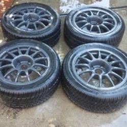 15 Inch 4x110 Team Dynamics Wheels Rx7