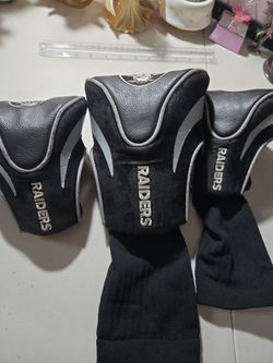 Raiders golf club covers $15 as is