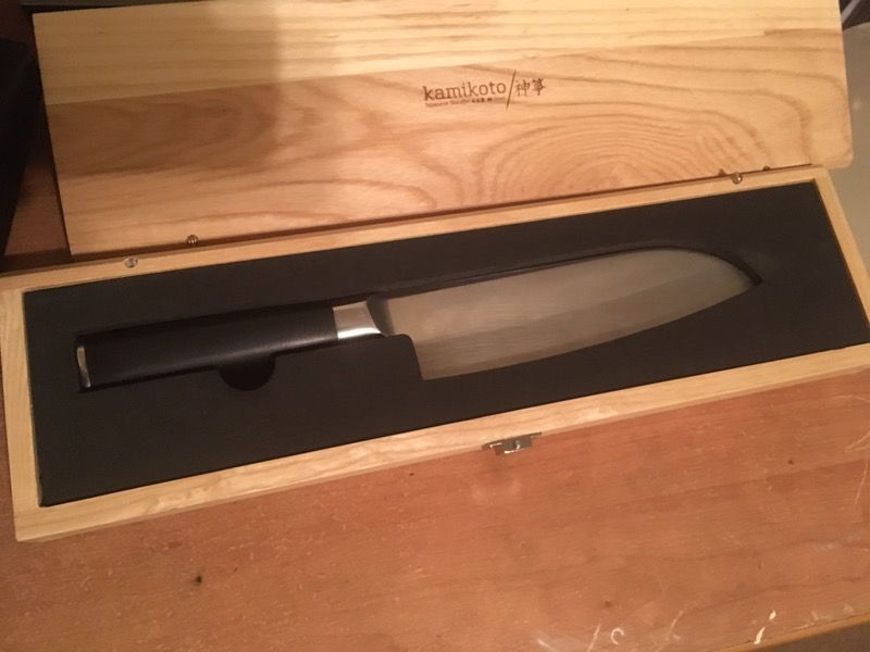 Kamikoto 7-inch santoku genten knife
