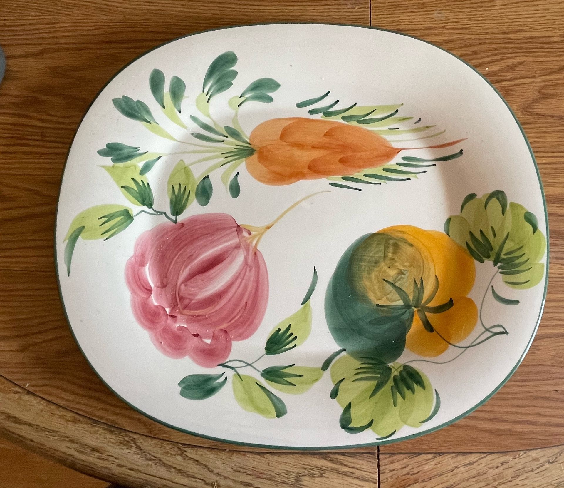 Hand Painted Italian Ceramic Platter/Plate