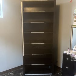 Black shelf