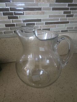 Vendo jarrita de cristal es grueso