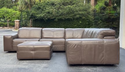 Sectional Couch/Sofa - Natuzzi - Leather - Delivery Available 🚛