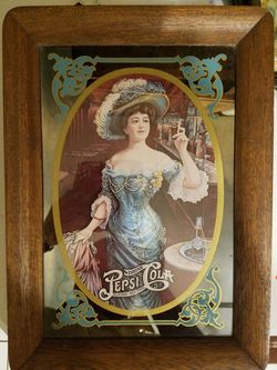 Vintage Pepsi Cola Mirror.