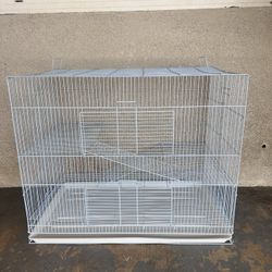 White Chinchilla Cage 