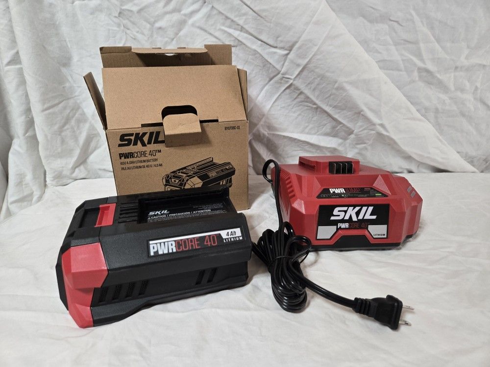 Skil PWRCORE 40 V Battery and Charger New
