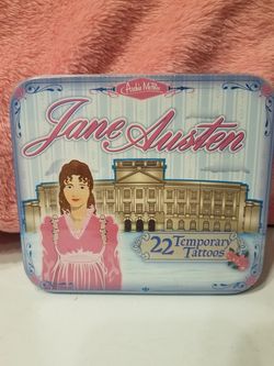 Jane Austen temporary tattoos