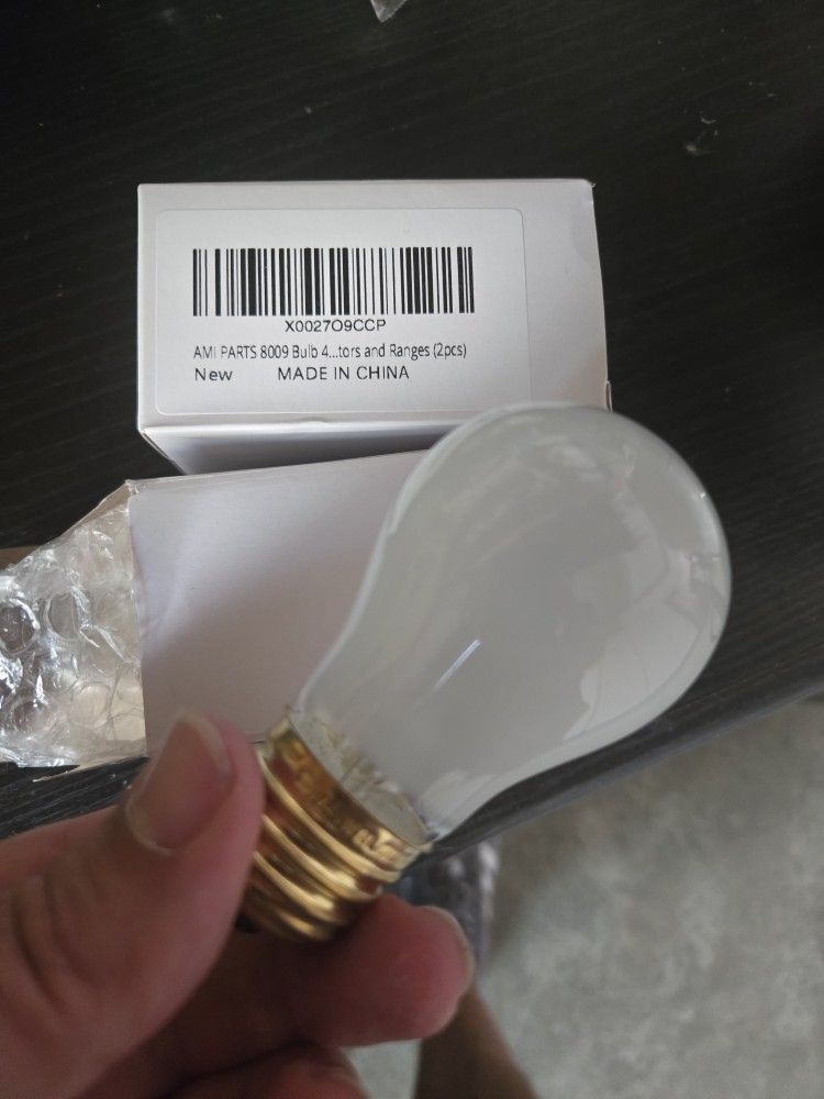 2pk Refrigerator Appliance Bulb 8009 40w