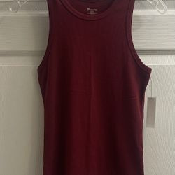Brand New Burgundy Tank Top Size Small Juniors 