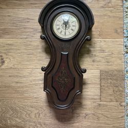 Antique Bombay Wall Hanging Clock-#085 4CCD-$15