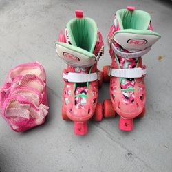 Roller Skating+Protection Gear 