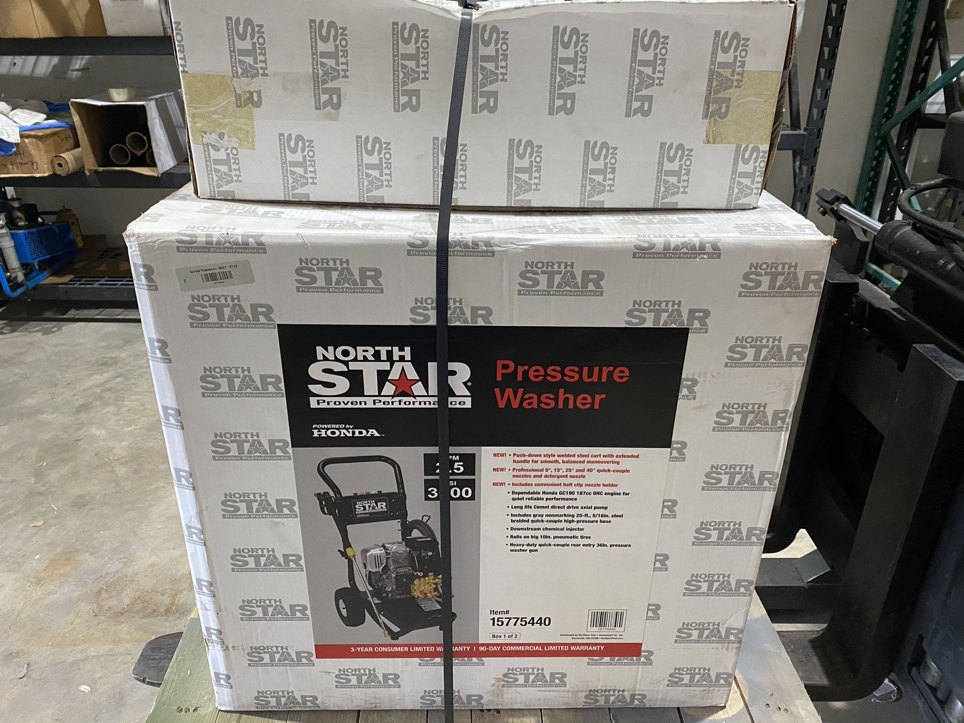 New North Star Honda Powered Pressure Washer
