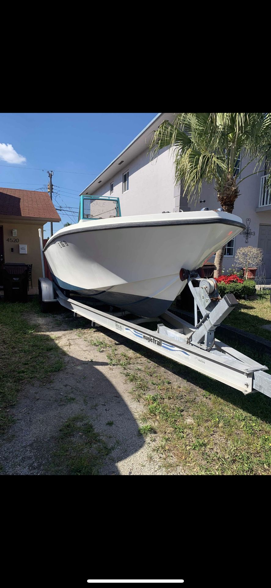 Mako Boat with New Aluminum Trailer for Sale
