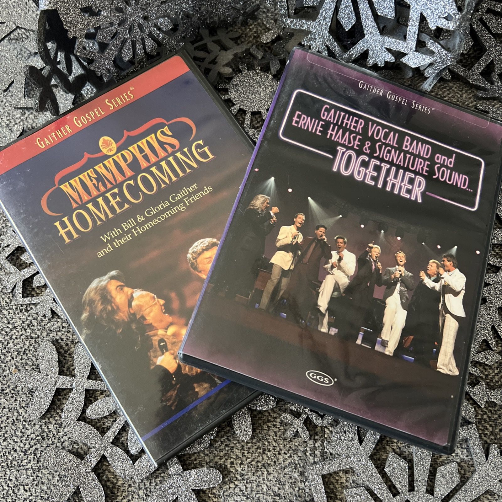 2 DVD  Gaither Vocal Band:’Together’ 2007 & Friends In ‘Memphis Homecoming’ 2000