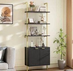 Luxury Modern Display Bookcase with Storage Cabinet