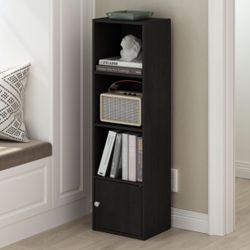 Shelf Bookcase with 1 Door Storage - In Box