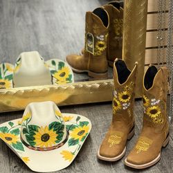 Botas Y Sombrero Para Mujer 