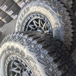 For Sale Set De Rines Nuevos Lock Off R 17x9 Con Llantas All Terrain, Excelente Condición 80%life