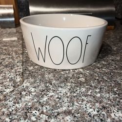 Rae Dunn Dog Food Bowl