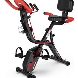 Folding Exercise Bike Stationary 