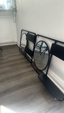 Mirror shelves