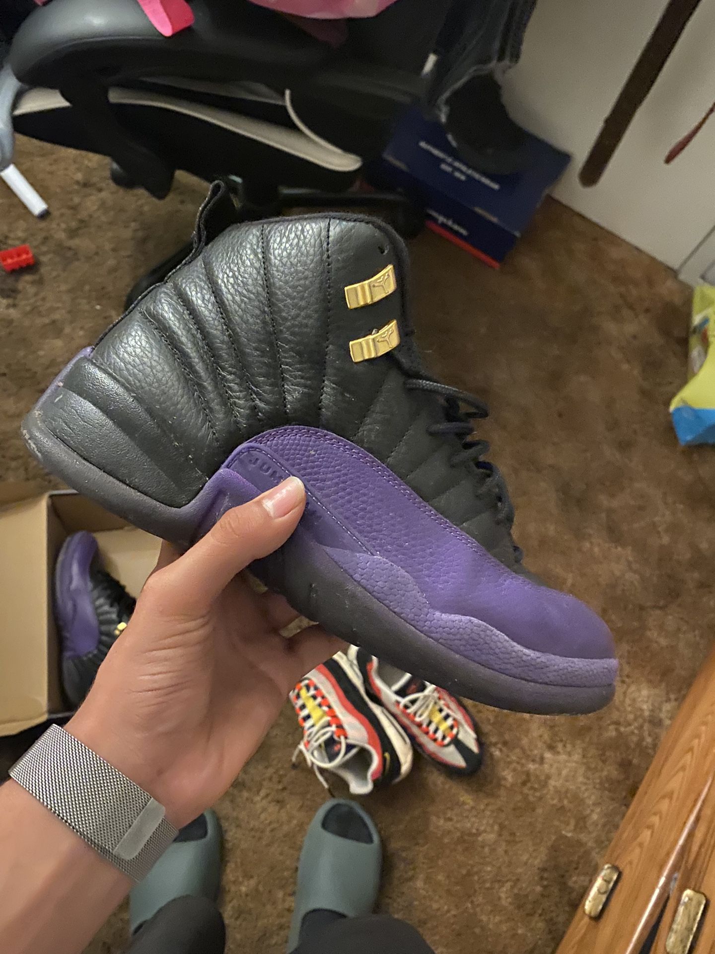 jordan 12 Retro field purple