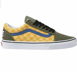 Yellow stussy zipper hoodie and Van's brand new