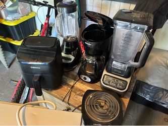 Blender, air fryer, hot plate, microwave