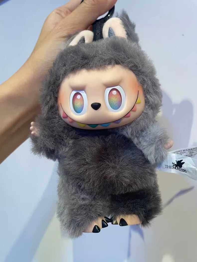 LABUBU Labubu + Spring Wild Home + Pop Mart + Glue Plush Doll Pendant + THE+MONSTERS