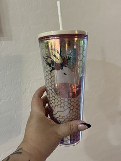 Iridescent Dragon Starbucks Cup