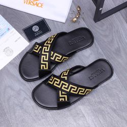 Versace Men’s Slides With Box 2026 New
