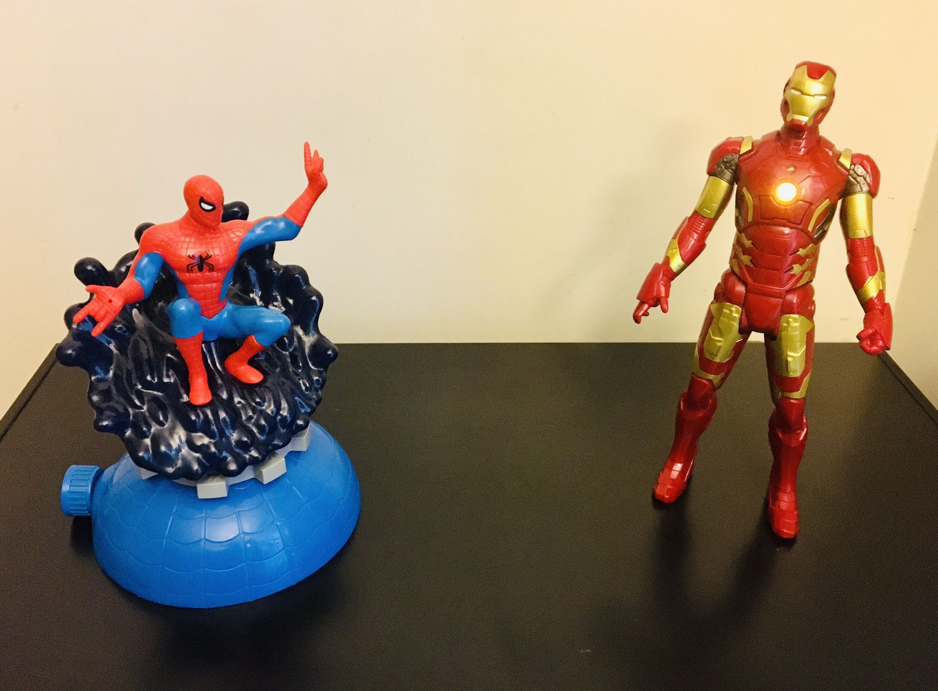 Spider Man Water Shooter & Talking Iron Man