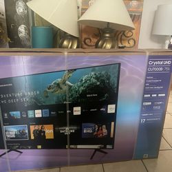 75 Inches Samsung Flat Screen 