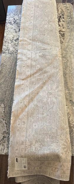 New Allen+Roth with StainMaster Sapphire Petals 8x10ft Loomed Polypropylene Blue Rectangular Indoor Rug