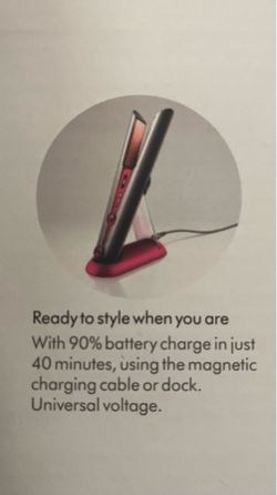 Dyson corrale hair straightener
