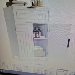 Bathroom Floor Storage Cabinet