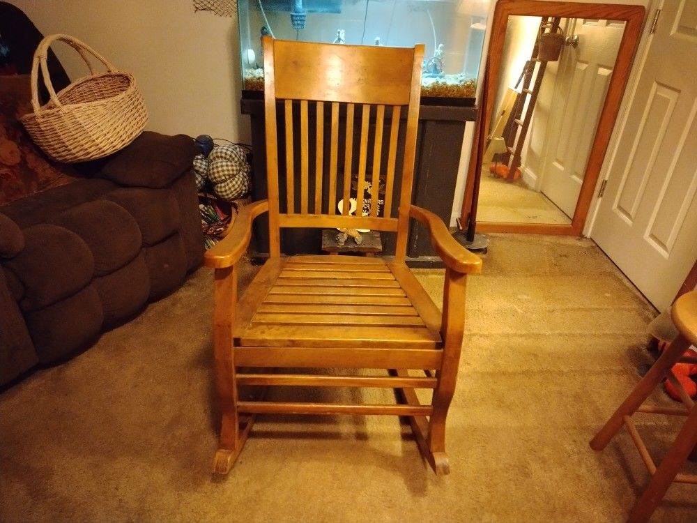 Oak Rocking Chair For Sale